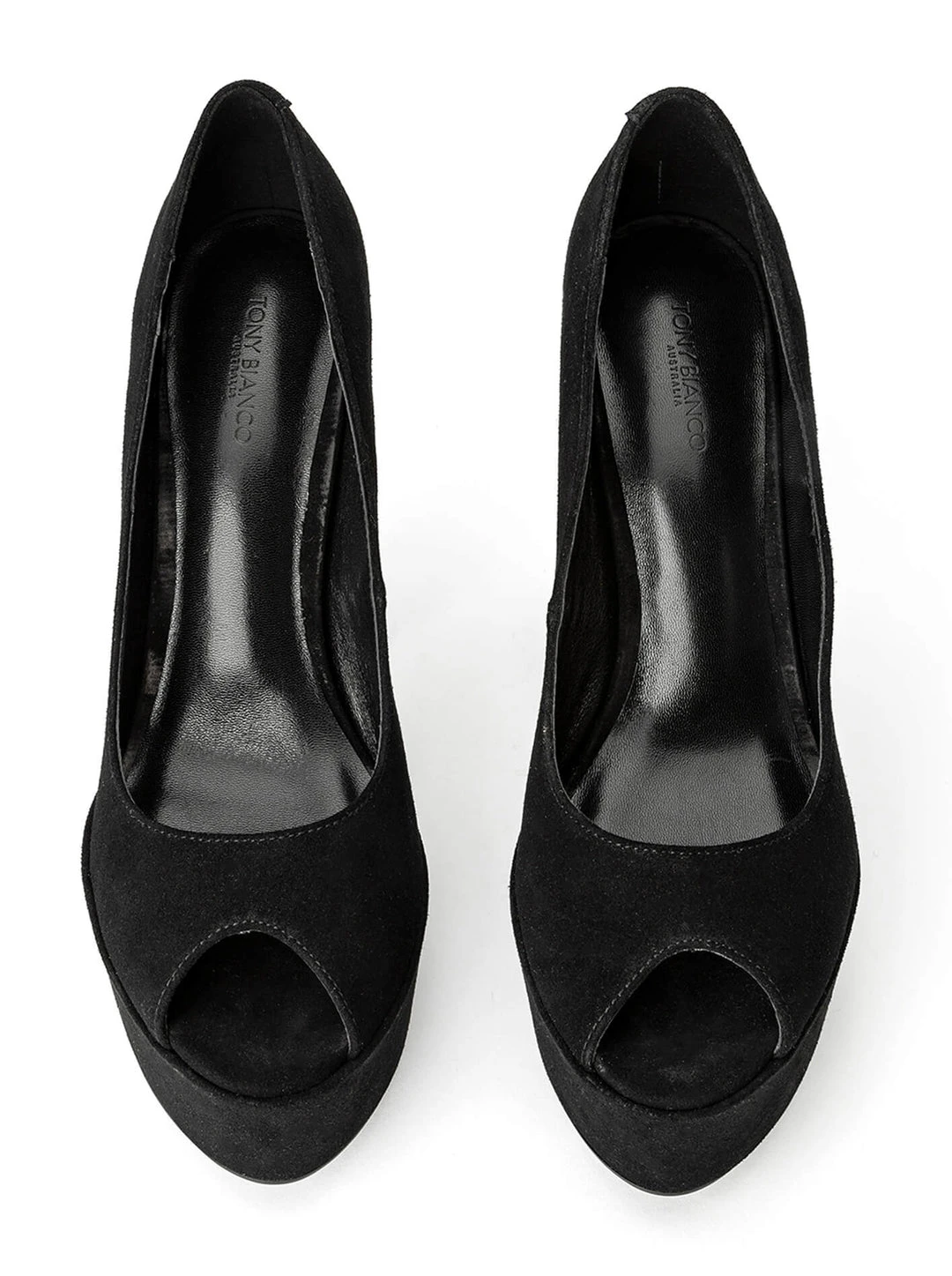 Tony Bianco Jewel Black Suede 14cm Heels 5 Tony Bianco Jewel Black Suede 14cm Heels