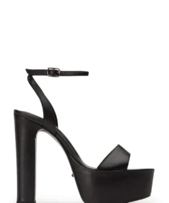 Tony Bianco Joey Black Como 14cm Heels
