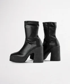 Tony Bianco Jude Black Venezia 11.5cm Ankle Boots