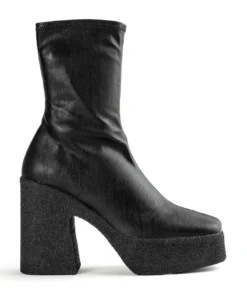 Tony Bianco Jude Black Venezia 11.5cm Ankle Boots