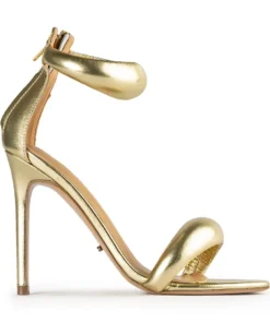 Tony Bianco Shoes Kazz Gold Nappa Metallic 11cm Heels