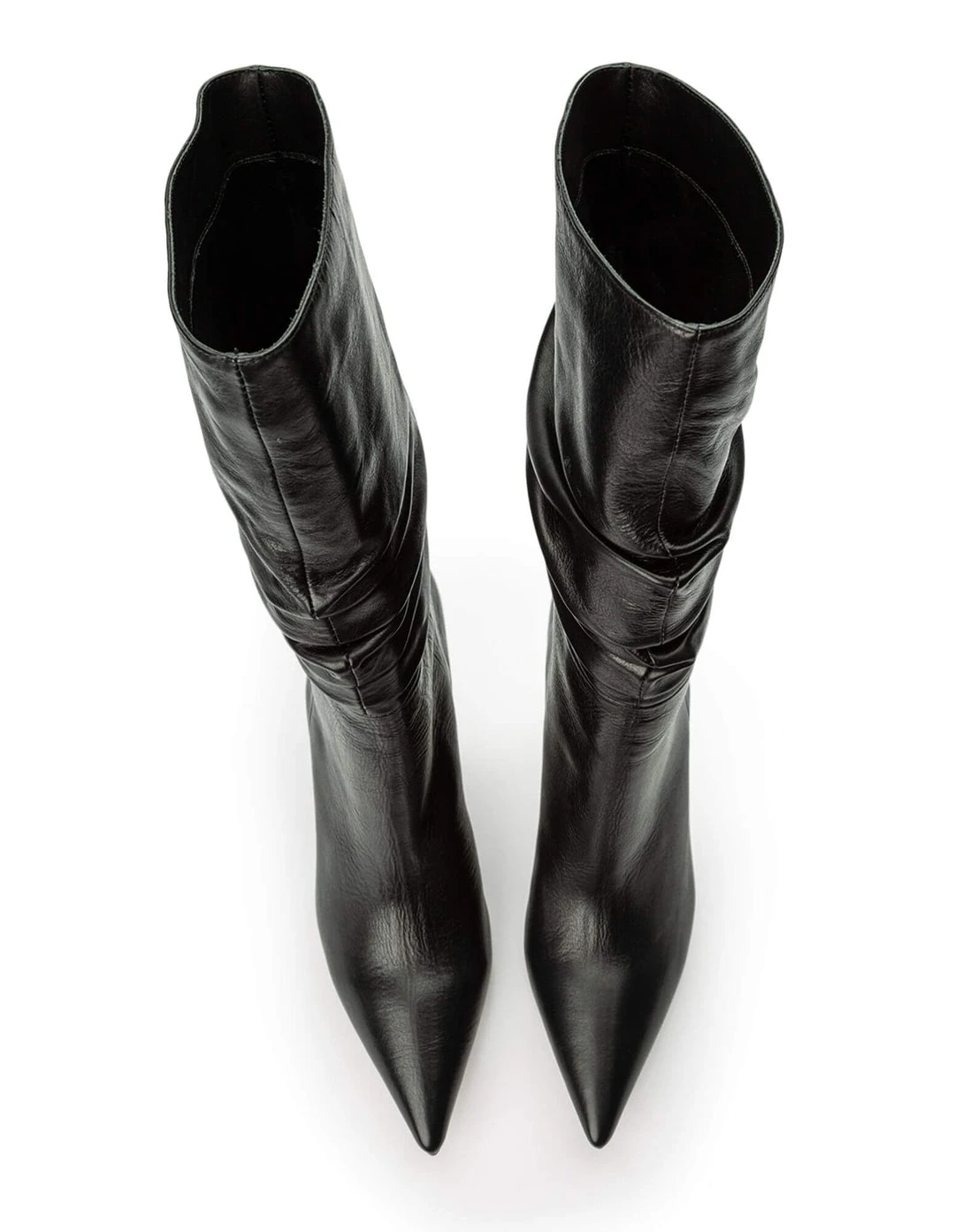 Tony Bianco Kerri Black Nappa 9.5cm Calf Boots 6 Tony Bianco Kerri Black Nappa 9.5cm Calf Boots