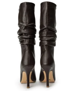 Tony Bianco Kerri Chocolate Nappa 9.5cm Calf Boots