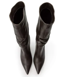 Tony Bianco Kerri Chocolate Nappa 9.5cm Calf Boots