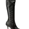 Tony Bianco Knight Black Venezia 9.5cm Calf Boots