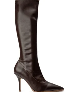 Tony Bianco Knight Choc Venezia 9.5cm Calf Boots