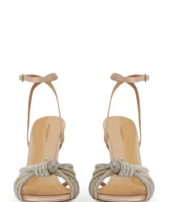 Tony Bianco Kyla Nude Satin 11cm Heels New Arrivals