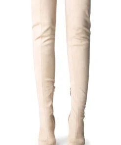 Tony Bianco Kylie Malt Stretch Suede 9.5cm Long Boots