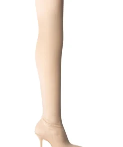 Tony Bianco Kylie Nude Lycra 9.5cm Long Boots