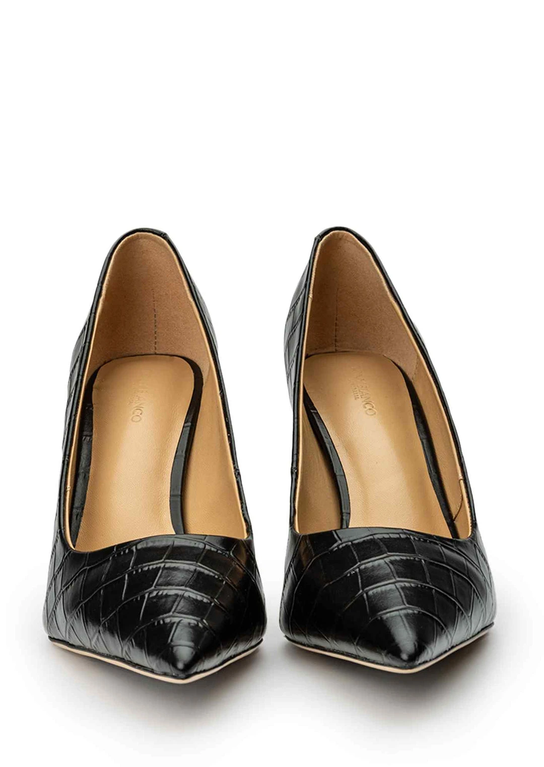 Tony Bianco Kysaia Black Croc 9.5cm Heels 4 Tony Bianco Kysaia Black Croc 9.5cm Heels