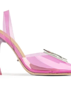 Tony Bianco Shoes Laos Pink Vinylite 10.3cm Heels