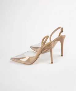Tony Bianco Shoes Lazer Clear Vinylite/Skin Nappa 10.3cm Heels