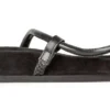 Tony Bianco Lexia Black Nappa 1.5cm Sandals Shoes