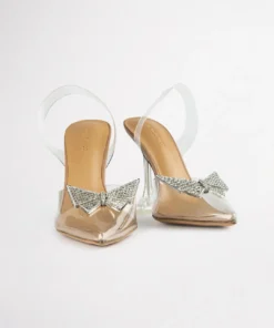 Tony Bianco Laos Clear Vinylite 10.3cm Heels Hot List