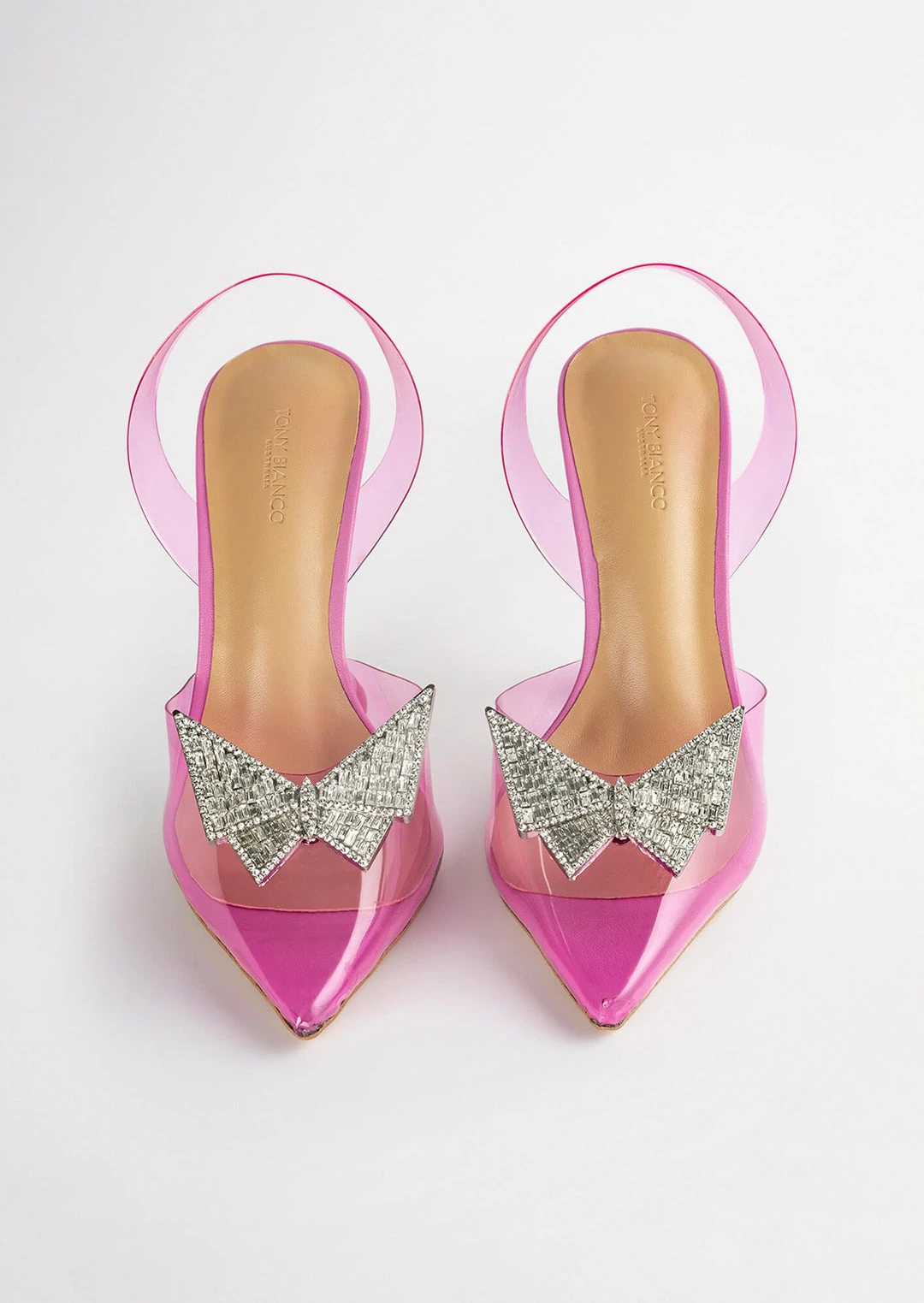 Tony Bianco Shoes Laos Pink Vinylite 10.3cm Heels 6 Tony Bianco Shoes Laos Pink Vinylite 10.3cm Heels