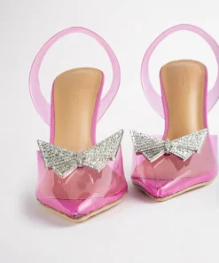 Tony Bianco Shoes Laos Pink Vinylite 10.3cm Heels 8 Tony Bianco Shoes Laos Pink Vinylite 10.3cm Heels