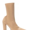 Tony Bianco Shoes Lila Nude Lycra 10.3cm Ankle Boots 1 Tony Bianco Shoes Lila Nude Lycra 10.3cm Ankle Boots