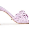 Tony Bianco Lourdes Lilac Raffia 9.5cm Heels 2 Tony Bianco Lourdes Lilac Raffia 9.5cm Heels