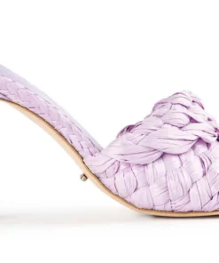 Tony Bianco Lourdes Lilac Raffia 9.5cm Heels