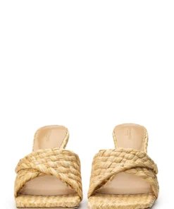 Tony Bianco Lourdes Natural Raffia 9.5cm Heels