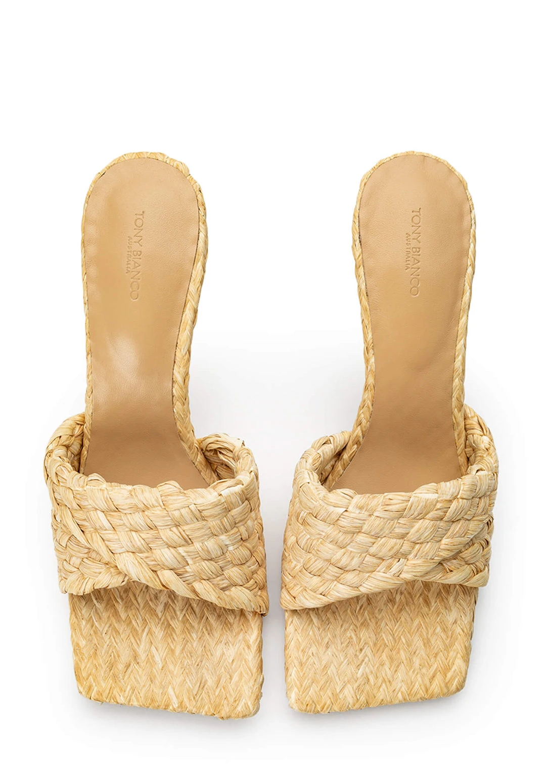 Tony Bianco Lourdes Natural Raffia 9.5cm Heels 5 Tony Bianco Lourdes Natural Raffia 9.5cm Heels