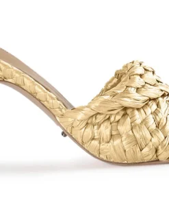 Tony Bianco Lourdes Natural Raffia 9.5cm Heels
