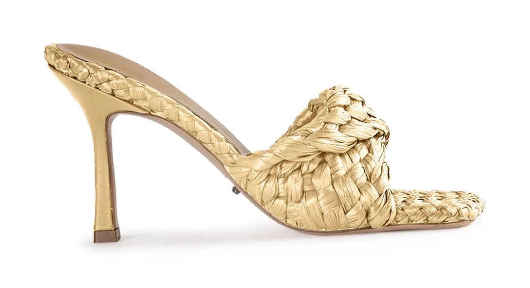 Tony Bianco Lourdes Natural Raffia 9.5cm Heels 3 Tony Bianco Lourdes Natural Raffia 9.5cm Heels