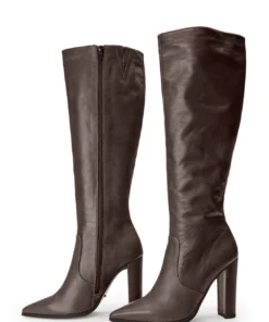 Tony Bianco Lucille Chocolate Nappa 10.3cm Calf Boots New Arrivals 10 Tony Bianco Lucille Chocolate Nappa 10.3cm Calf Boots New Arrivals