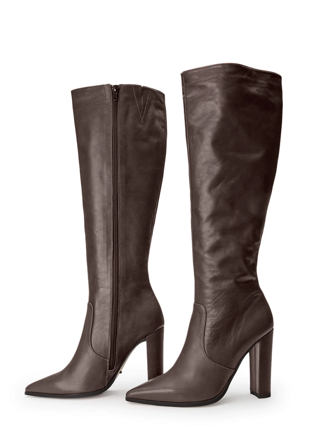 Tony Bianco Lucille Chocolate Nappa 10.3cm Calf Boots New Arrivals 6 Tony Bianco Lucille Chocolate Nappa 10.3cm Calf Boots New Arrivals