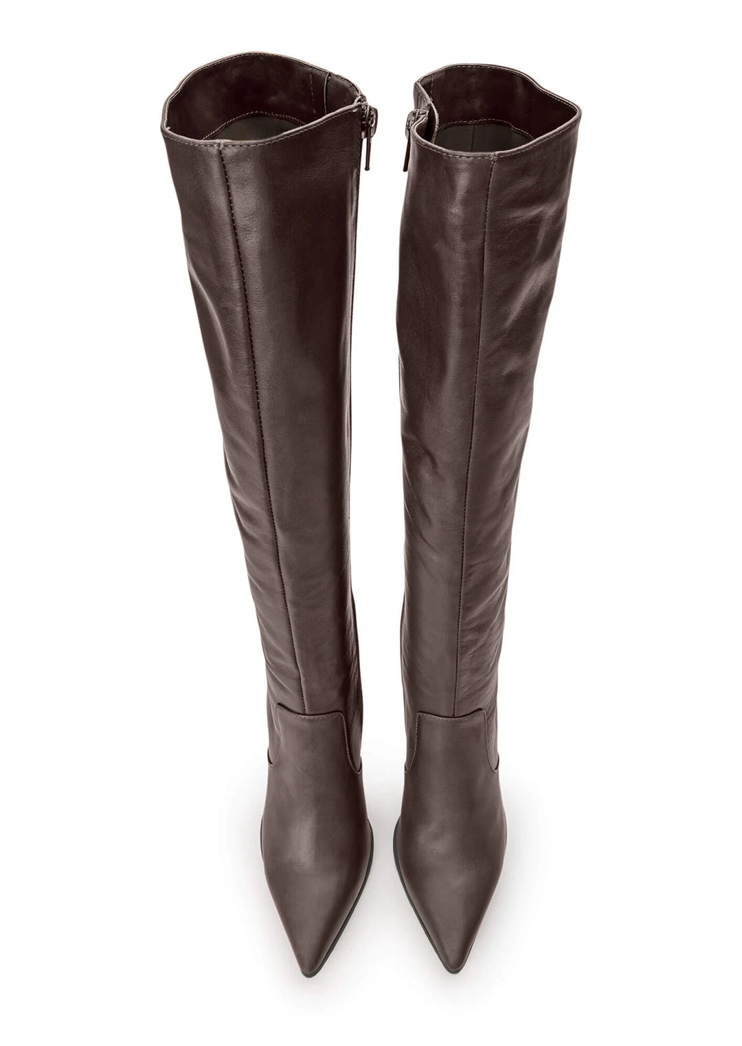 Tony Bianco Lucille Chocolate Nappa 10.3cm Calf Boots New Arrivals 5 Tony Bianco Lucille Chocolate Nappa 10.3cm Calf Boots New Arrivals