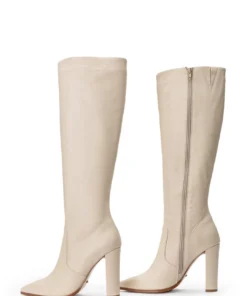 Tony Bianco Lucille Vanilla Venice 10.3cm Calf Boots