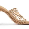 Tony Bianco Shoes Lynx Caramel Elastic 9.5cm Heels