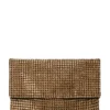 Tony Bianco New Arrivals Maddox Gold Crystal Clutch Bag