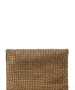 Tony Bianco New Arrivals Maddox Gold Crystal Clutch Bag