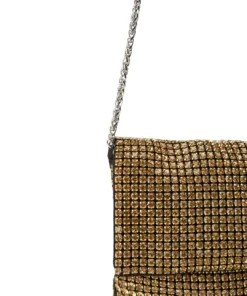 Tony Bianco New Arrivals Maddox Gold Crystal Clutch Bag