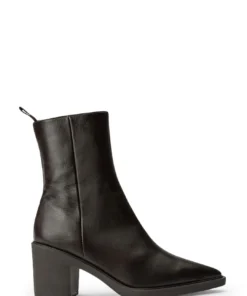 Tony Bianco Shoes Major Chocolate Nappa 7.5cm Ankle Boots