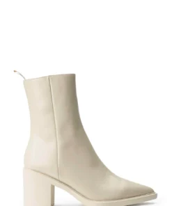 Tony Bianco Shoes Major Vanilla Capretto 7.5cm Ankle Boots