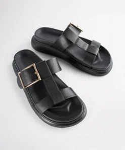 Tony Bianco Mally Black Como 4cm Sandals