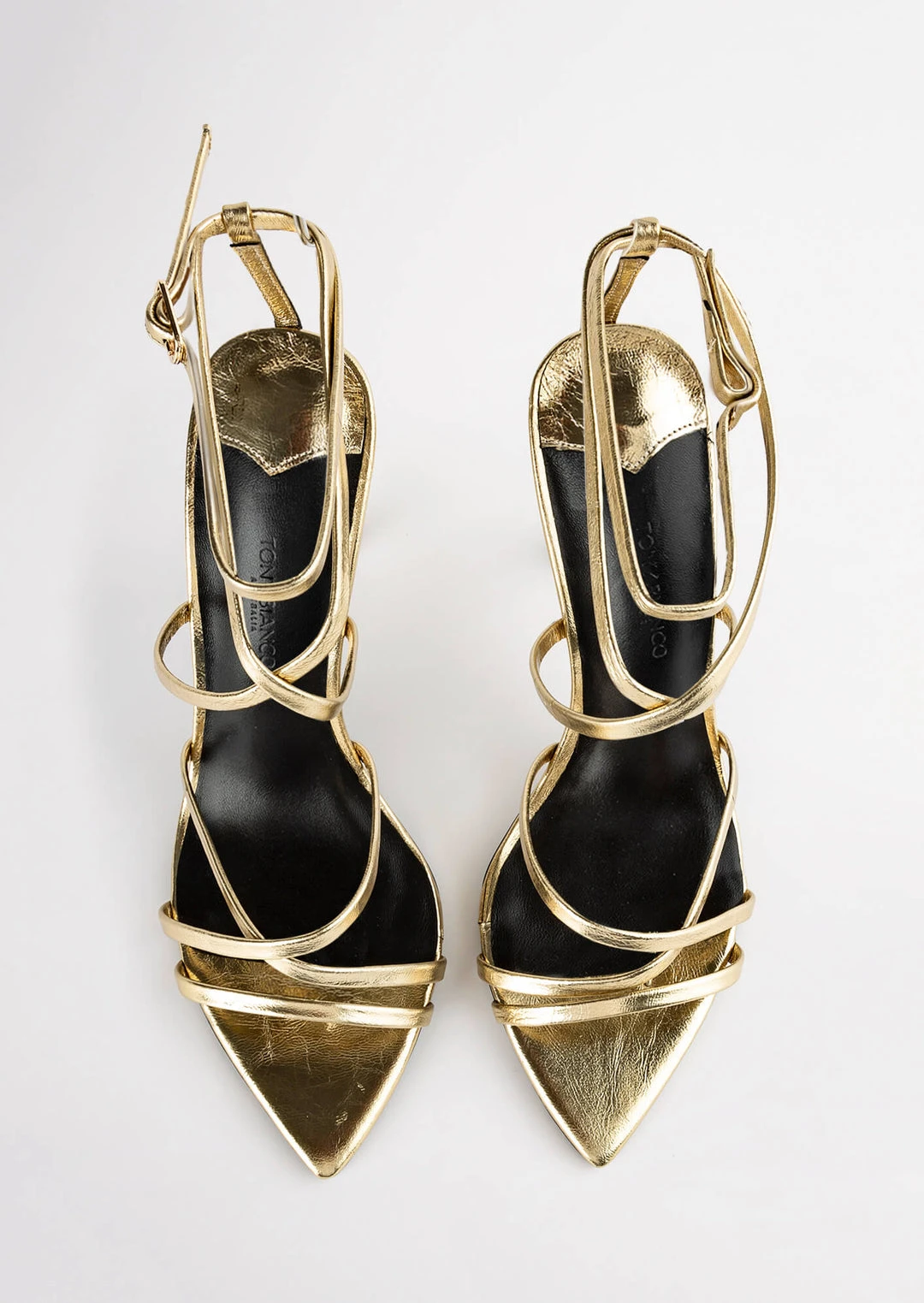 Tony Bianco Marcy Gold Foil 10.5cm Heels 8 Tony Bianco Marcy Gold Foil 10.5cm Heels