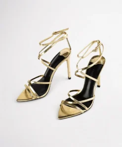 Tony Bianco Marcy Gold Foil 10.5cm Heels 13 Tony Bianco Marcy Gold Foil 10.5cm Heels