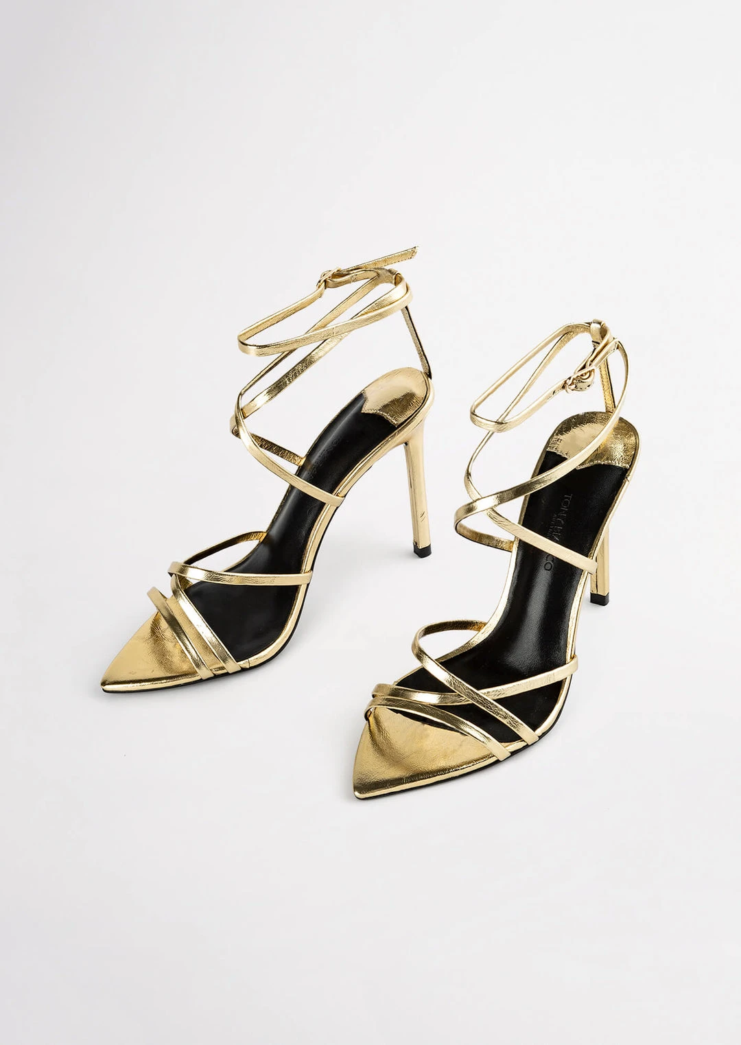 Tony Bianco Marcy Gold Foil 10.5cm Heels 6 Tony Bianco Marcy Gold Foil 10.5cm Heels