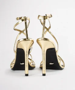 Tony Bianco Marcy Gold Foil 10.5cm Heels 17 Tony Bianco Marcy Gold Foil 10.5cm Heels