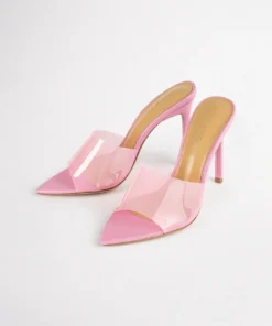 Tony Bianco Shoes Marley Musk Vinylite/Musk Nappa 10.5cm Heels 12 Tony Bianco Shoes Marley Musk Vinylite/Musk Nappa 10.5cm Heels