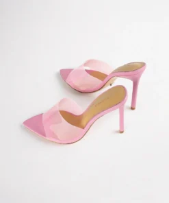 Tony Bianco Shoes Marley Musk Vinylite/Musk Nappa 10.5cm Heels 16 Tony Bianco Shoes Marley Musk Vinylite/Musk Nappa 10.5cm Heels