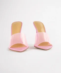 Tony Bianco Shoes Marley Musk Vinylite/Musk Nappa 10.5cm Heels 15 Tony Bianco Shoes Marley Musk Vinylite/Musk Nappa 10.5cm Heels