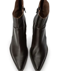 Tony Bianco Mason Chocolate Nappa 7.5cm Ankle Boots