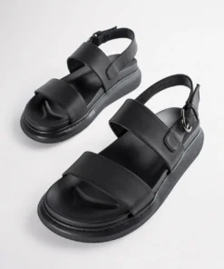 Tony Bianco Match Black Como 4cm Sandals