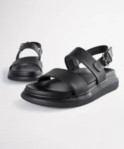 Tony Bianco Match Black Como 4cm Sandals