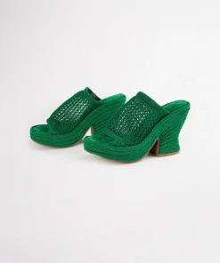 Tony Bianco Matrix Jade Waffle 11.5cm Wedges