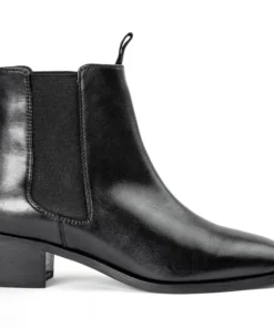Tony Bianco Maxine Black Como 4.5cm Ankle Boots